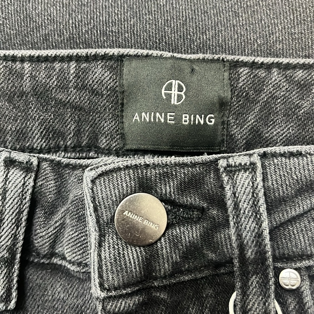 ***[NWT] !!! Anine Bing High Rise Gray Jeans - Picture 10 of 11